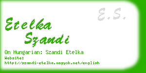 etelka szandi business card